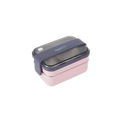 Vagonlife Lunchbox Pembe 1200 ml - 1