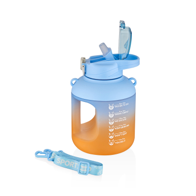 Vagonlife Motivasyon Su Matarası Mavi 1100 ml - 2