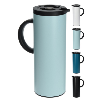 Vak. Pas. Celık Termos Yuvarlak Termos 1,Lt - KOOPMAN