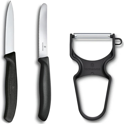 Victorinox Swiss Classic 3’lü Soyma Seti Siyah - 2