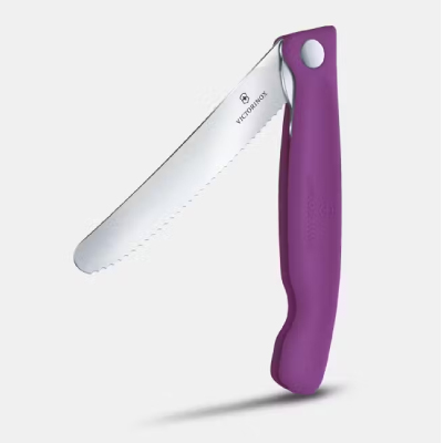 Victorinox Swiss Classic Katlanır Piknik Bıçak Mor 11 cm - 3