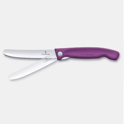 Victorinox Swiss Classic Katlanır Piknik Bıçak Mor 11 cm - 4