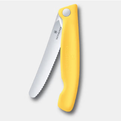 Victorinox Swiss Classic Katlanır Piknik Bıçak Sarı 11 cm - 2