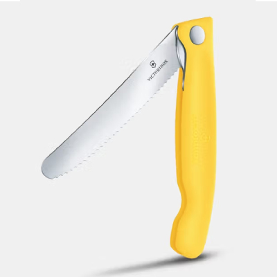 Victorinox Swiss Classic Katlanır Piknik Bıçak Sarı 11 cm - 3
