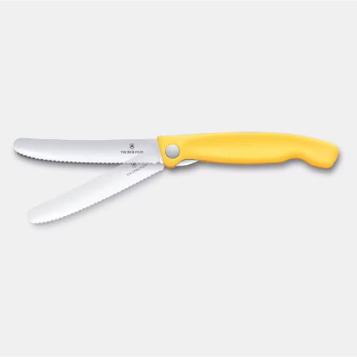 Victorinox Swiss Classic Katlanır Piknik Bıçak Sarı 11 cm - 4