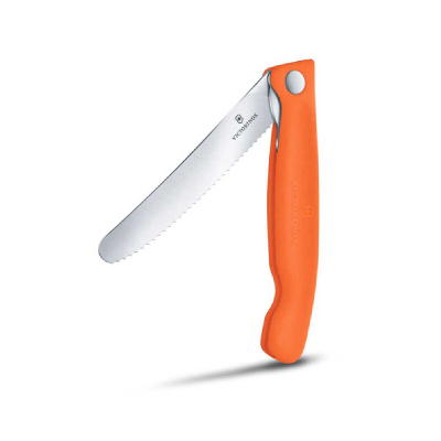 Victorinox Swiss Classic Katlanır Piknik Bıçak Turuncu 11 cm - VICTORINOX