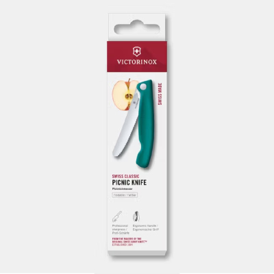 Victorinox Swiss Classic Katlanır Piknik Bıçak Yeşil 11 cm - 5