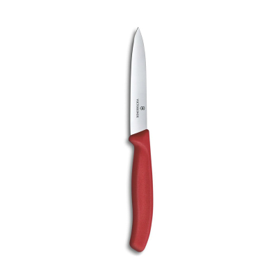 Victorinox Swiss Classic Sivri Düz Soyma Bıçak Kırmızı 10 cm - 3
