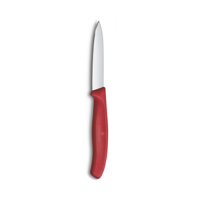 Victorinox Swiss Classic Sivri Uçlu Düz Soyma Bıçak Kırmızı 8 cm - 3