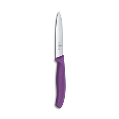 Victorinox Swiss Classic Sivri Uçlu Tırtıklı Soyma Bıçak Mor 10 cm - 2