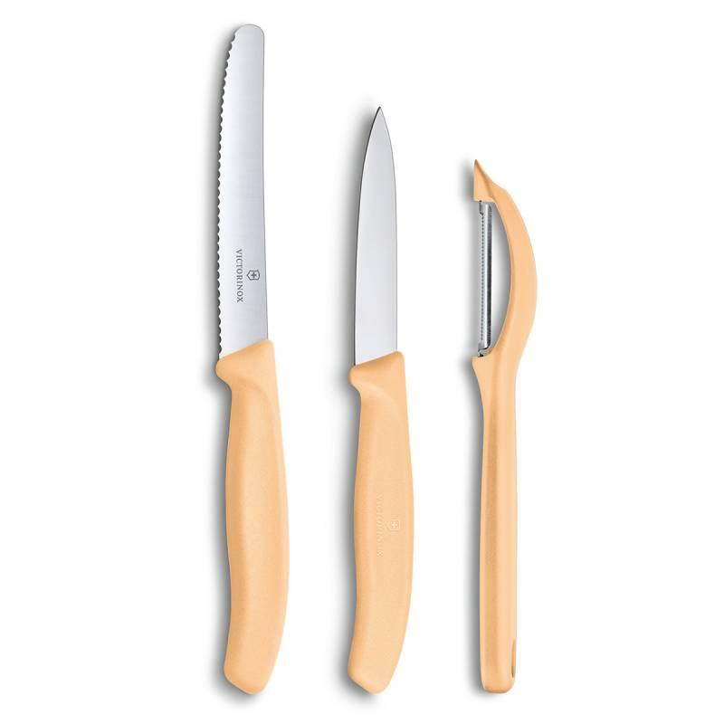 Victorinox Swiss Classic Soyma Bıçağı 2Li +Soyacak Set - 1