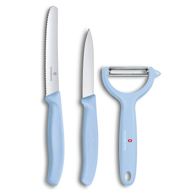 Victorinox Swiss Classic Soyma Bıçağı 2Li +Soyacak Set - VICTORINOX
