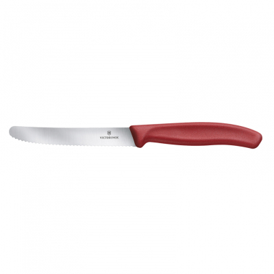 Victorinox Swiss Classic Tırtıklı Domates Bıçak Kırmızı 11 cm - 1