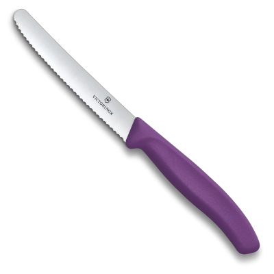 Victorinox Swiss Classic Tırtıklı Domates Bıçak Mor 11 cm - 3