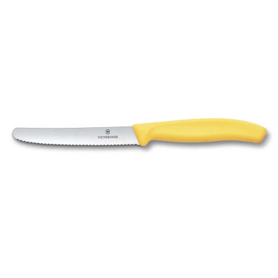 Victorinox Swiss Classic Tırtıklı Domates Bıçak Sarı 11 cm - 1