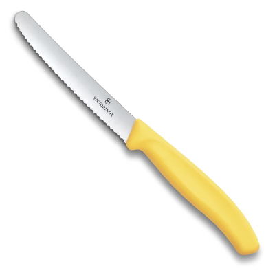 Victorinox Swiss Classic Tırtıklı Domates Bıçak Sarı 11 cm - 2