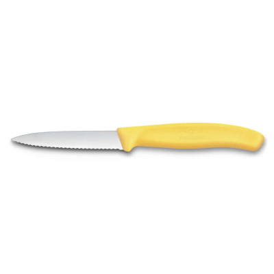 Victorinox Swiss Classic Tırtıklı Soyma Bıçak Sarı 8 cm - 1