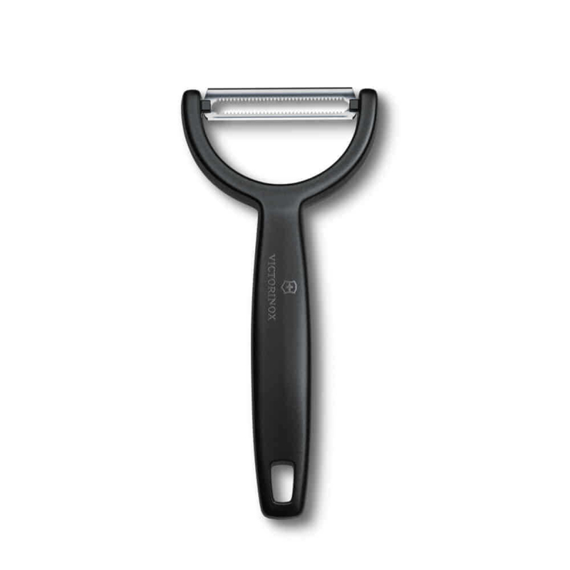 Victorinox Tırtıklı Çift Kenarlı Soyacak Siyah - 1
