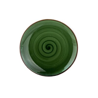 Yegane 19 Cm Klasik Düz Tabak Trend Yeşil - YEGANE