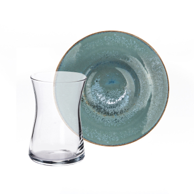 Yegane Pluton 12 Parça Çay Seti - TULU PORSELEN